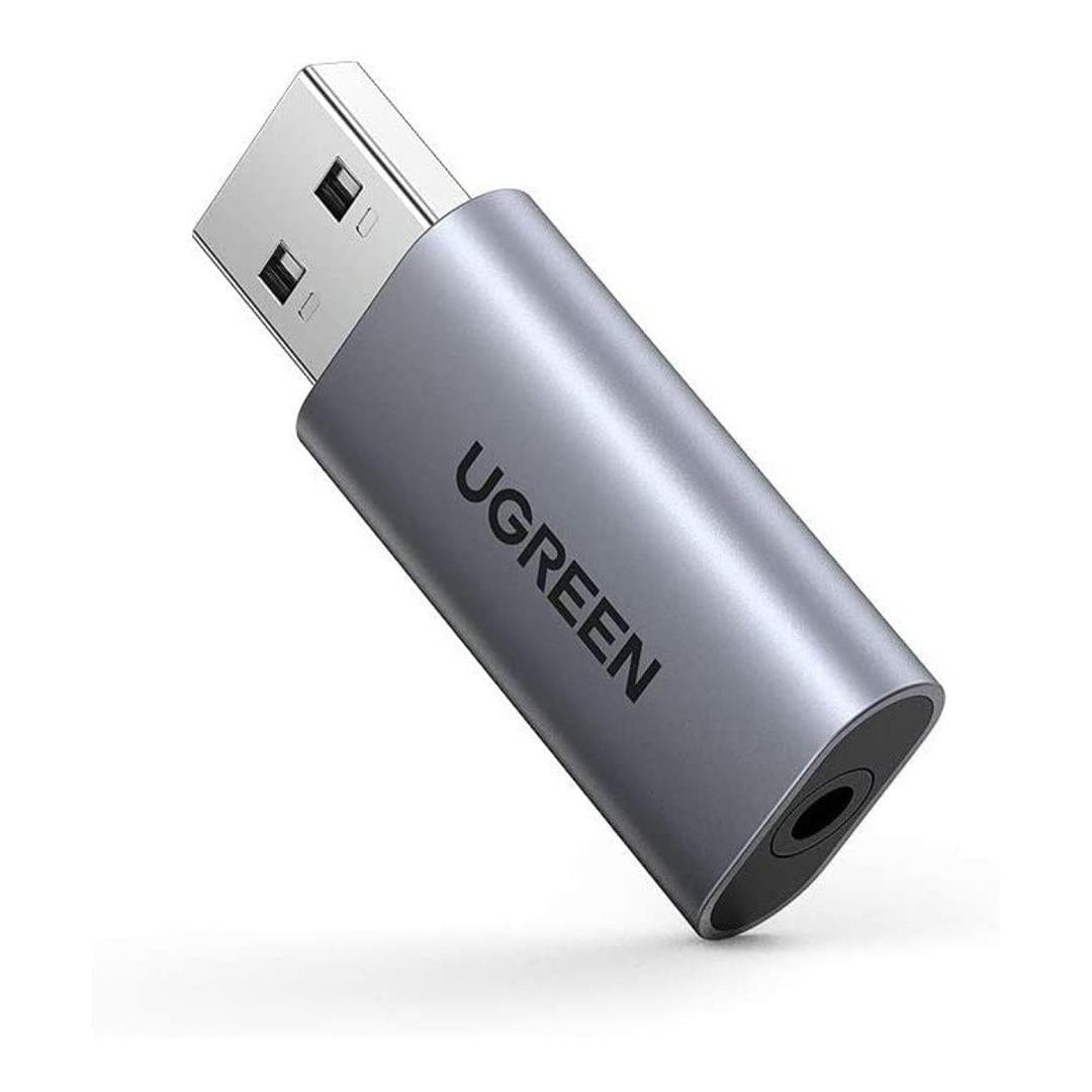 Ugreen USB-A Male to 3.5mm Female Audio Jack External Sound Adapter 80864