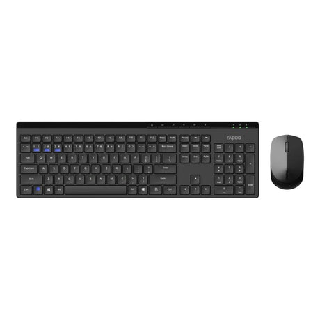 Rapoo Multi-Mode Wireless Keyboard and Mouse Combo Black 8100GT