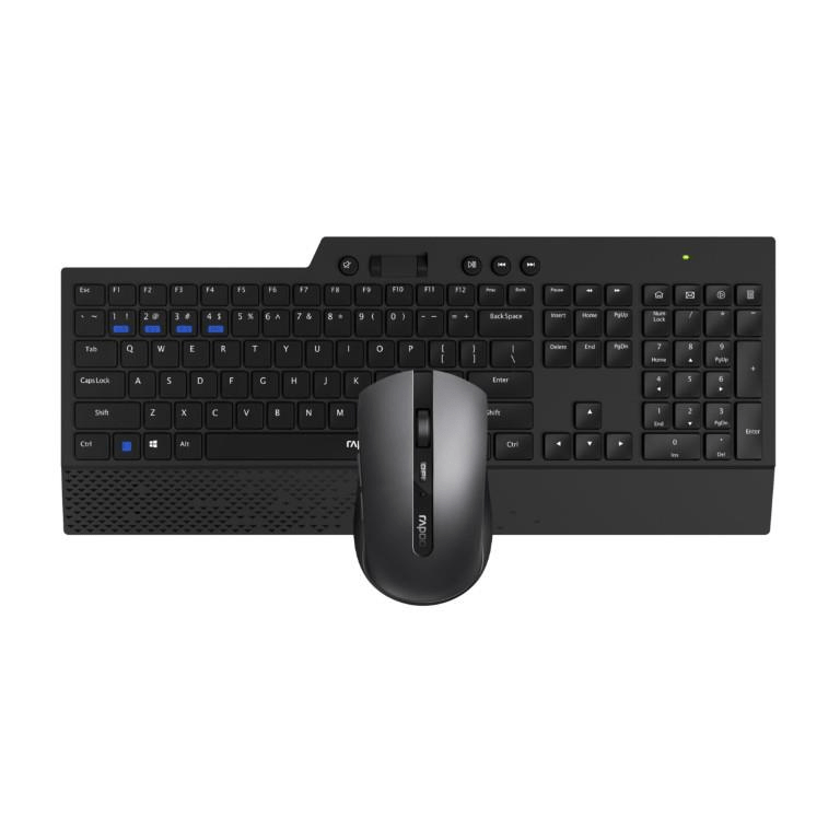 Rapoo 8200T Multi-Mode Wireless Keyboard and Mouse Combo