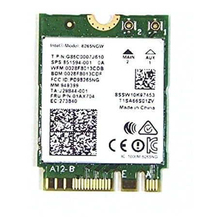 Intel Dual Band Wireless-Ac 8265 with Bluetooth 8265.NGWMG.DTX1