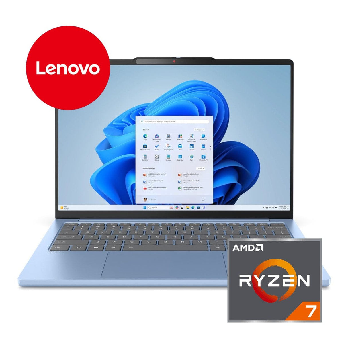 Lenovo IdeaPad Slim 5 13ARP10 13.3-inch WUXGA Laptop - AMD Ryzen 7 7735HS 512GB SSD 16GB RAM Win 11 Home