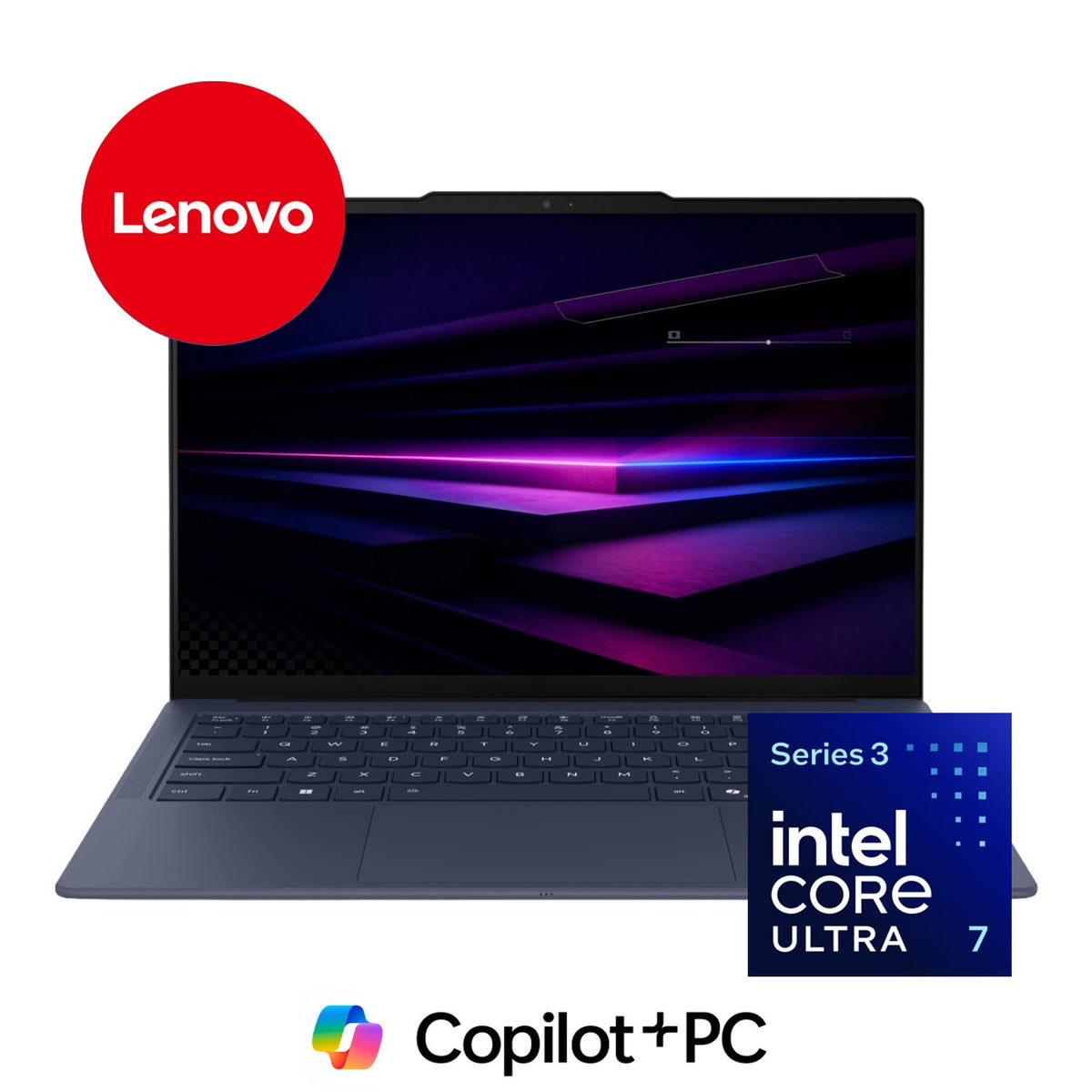 Lenovo Yoga Slim 7 Ultra Aura Edition 14IPH11 14-inch 2.8K AI Laptop - Intel Core Ultra 7 355 1TB SSD 32GB RAM Win 11 Pro Blue