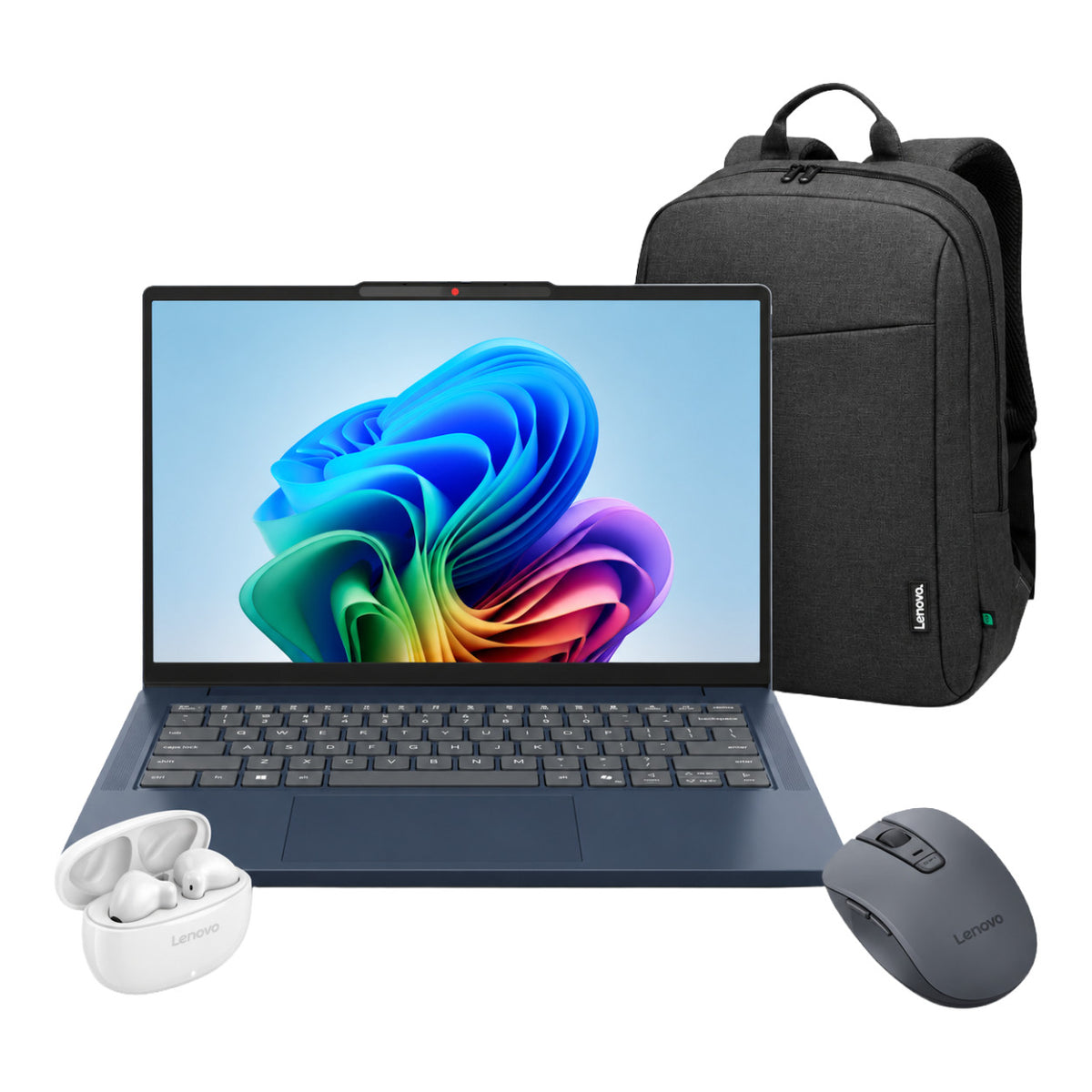 Lenovo IdeaPad Slim 3 14IWC11 14-inch WUXGA AI Laptop - Intel Core 7 350 512GB SSD 16GB RAM Win 11 Home Cosmic Blue