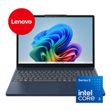 Lenovo IdeaPad Slim 3 15IWC11 15.3-inch WUXGA AI Laptop - Intel Core 3 304 256GB SSD 8GB RAM Win 11 Home Cosmic Blue