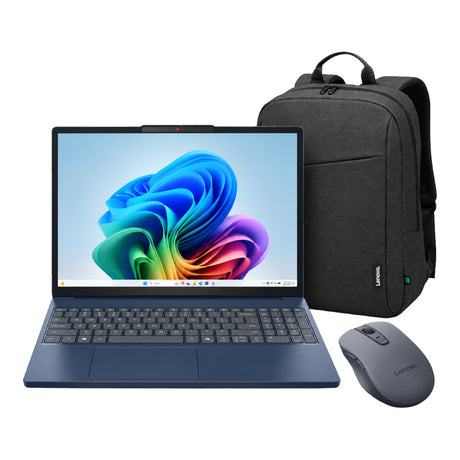 Lenovo IdeaPad Slim 3 15IWC11 15.3-inch WUXGA AI Laptop - Intel Core 3 304 256GB SSD 8GB RAM Win 11 Home Cosmic Blue