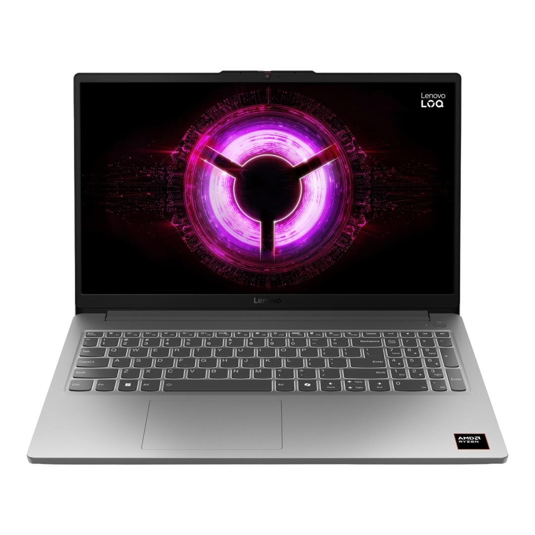 Lenovo LOQ 15ARP10E 15.6-inch FHD AI Laptop - AMD Ryzen 5 150 512GB SSD 16GB RAM RTX 3050 Win 11 Home Luna Grey