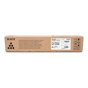 Ricoh MP C4502 MP C5502 Black Toner Cartridge 31,000 Pages Original 842020 Single-pack