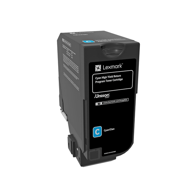 Lexmark 84C5HC0 Cyan Toner Cartridge 16,000 Pages Original Single-pack