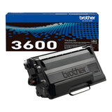Brother TN3600 Black Toner Cartridge 3,000 Pages Original 84XXL100141 Single-pack