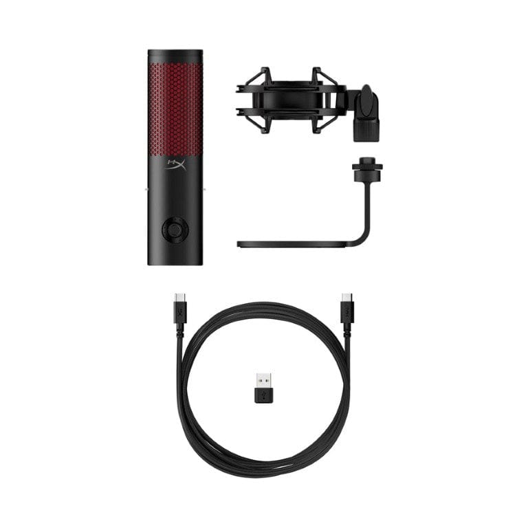 HyperX QuadCast 2 RGB USB Gaming Microphone Black 872V1AA – FirstShop