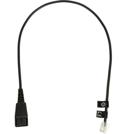 Jabra 0.5m QD TO RJ9 Straight Cord 8800-00-01