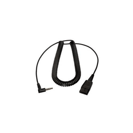 Jabra QD to 3.5 mm Jack Coiled Cord 8800-01-102