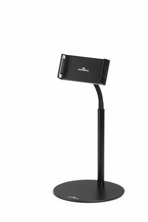 Durable TWIST 360 Gooseneck Tablet and Phone Holder Desk Stand Black 894101
