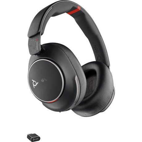 Poly Voyager Surround 85 UC Microsoft Teams Certified USB-C Headset with Charging Stand 8G7T8AA