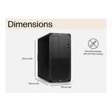 HP Z2 Tower G9 Workstation PC - Intel Core i7-14700 1TB SSD 16GB RAM Nvidia T1000 Win 11 Pro