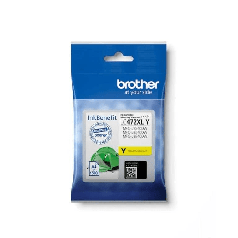 Brother LC472XL-Y Yellow High Yield Ink Cartridge Original 8ZCB1B00374 Single-pack
