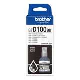 Brother BTD100BK Black Ink Bottle Original 8ZCCE100140 Single-pack