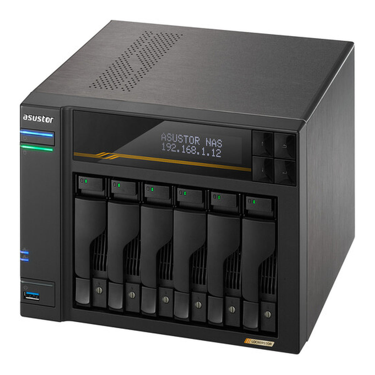 Asustor AS6806T LOCKERSTOR 6 Gen3 6-bay NAS Enclosure 90-AS6806T00-MF30