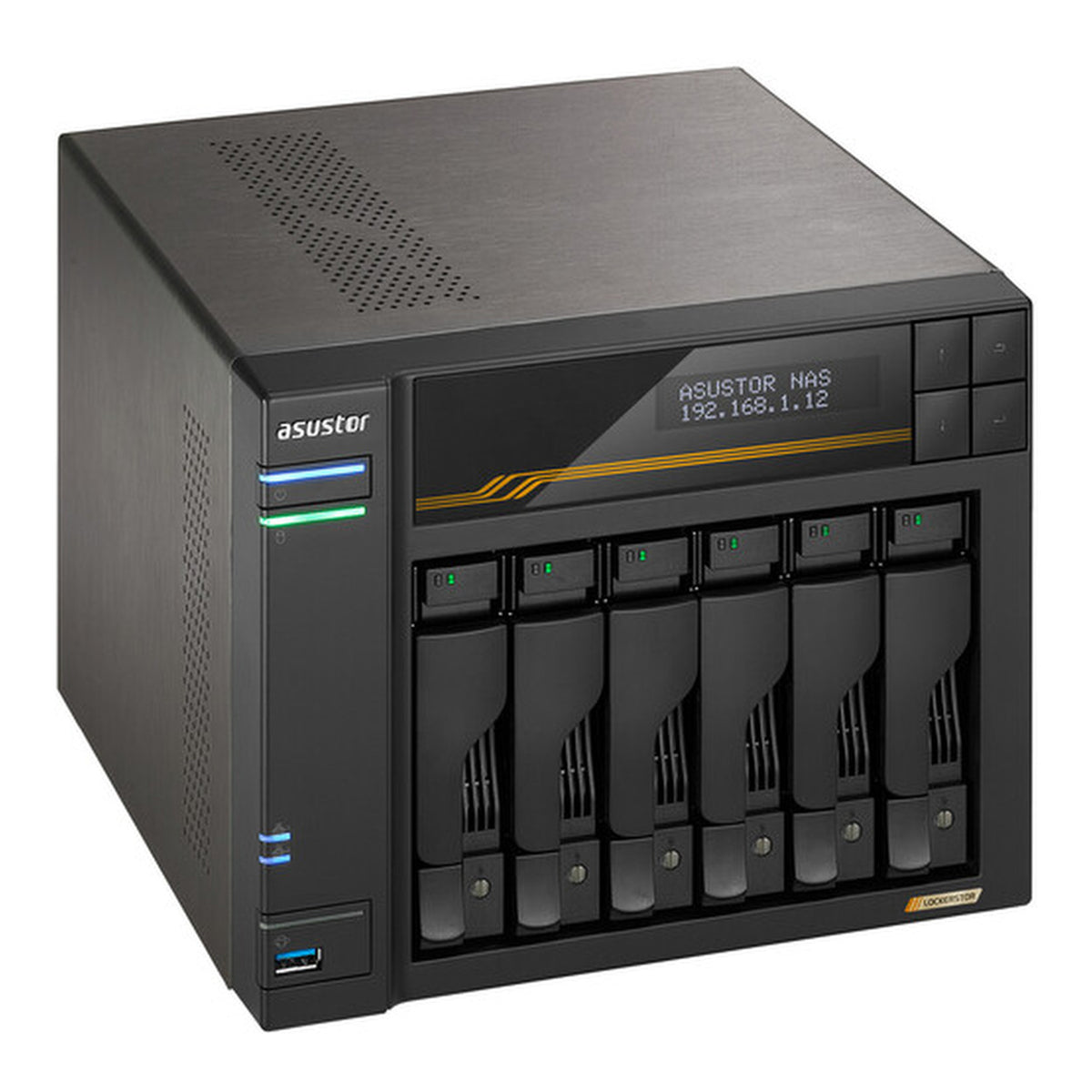 Asustor AS6806T LOCKERSTOR 6 Gen3 6-bay NAS Enclosure 90-AS6806T00-MF30