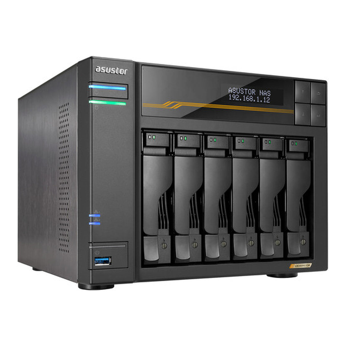 Asustor AS6806T LOCKERSTOR 6 Gen3 6-bay NAS Enclosure 90-AS6806T00-MF30