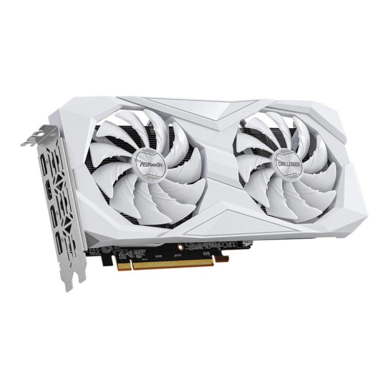 Asrock Challenger AMD Radeon RX 6600 8GB GDDR6 Graphics Card White