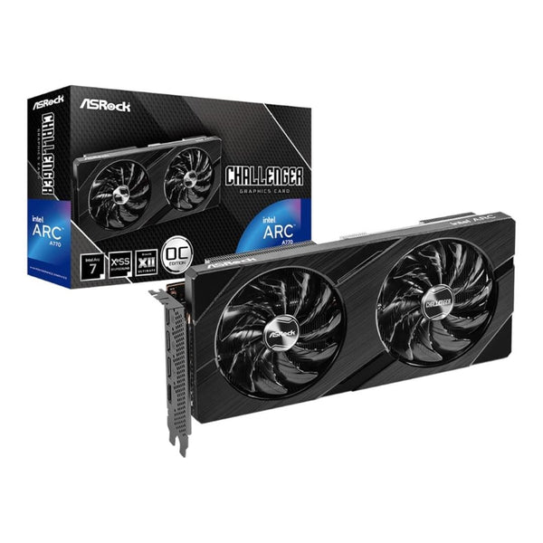 ASRock Intel Arc A770 Challenger OC 16GB GDDR6 Graphics Card 90