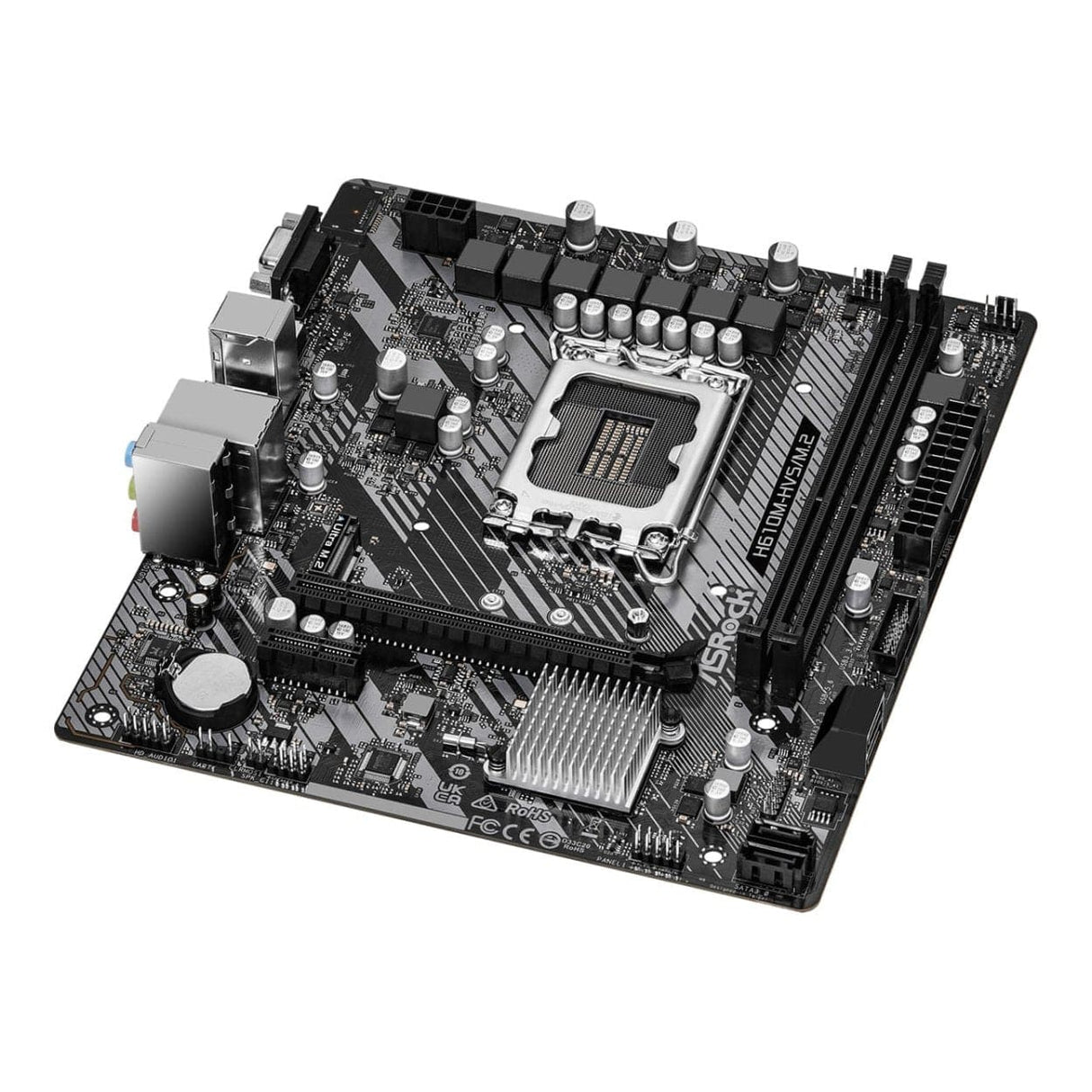 ASRock H610M-HVS/M.2 R2.0 Intel LGA 1700 microATX Motherboard 90-MXBJJ0-A0UAYZ