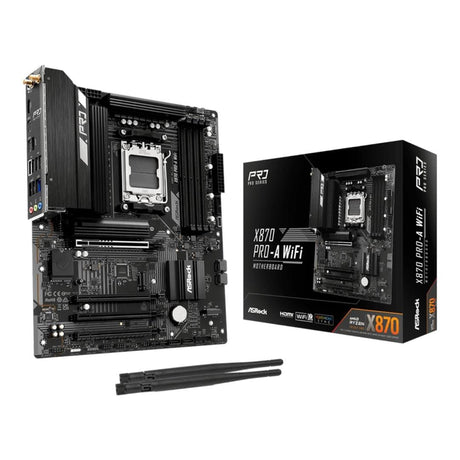 ASRock X870 Pro-A AMD Socket AM5 ATX Wi-Fi Gaming Motherboard 90-MXBT60-A0UAYZ