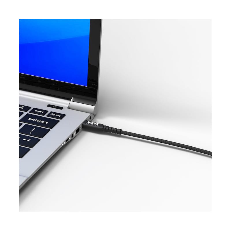 Port Designs 2m 100W USB-C to USB-C Cable Black 900067