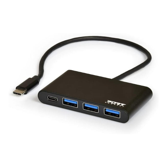 Port Designs 4-in-1 Type-C USB Hub 900122