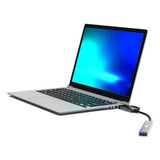 Port Designs 4-ports 480 Mbps Slim Multi USB Hub Silver 900160