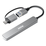 Port Designs 4-ports 5Gbps Multi USB Hub Silver 900161