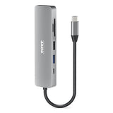 Port Designs 100W 4K USB-C 5 Devices Mobile Docking Station Silver 900162