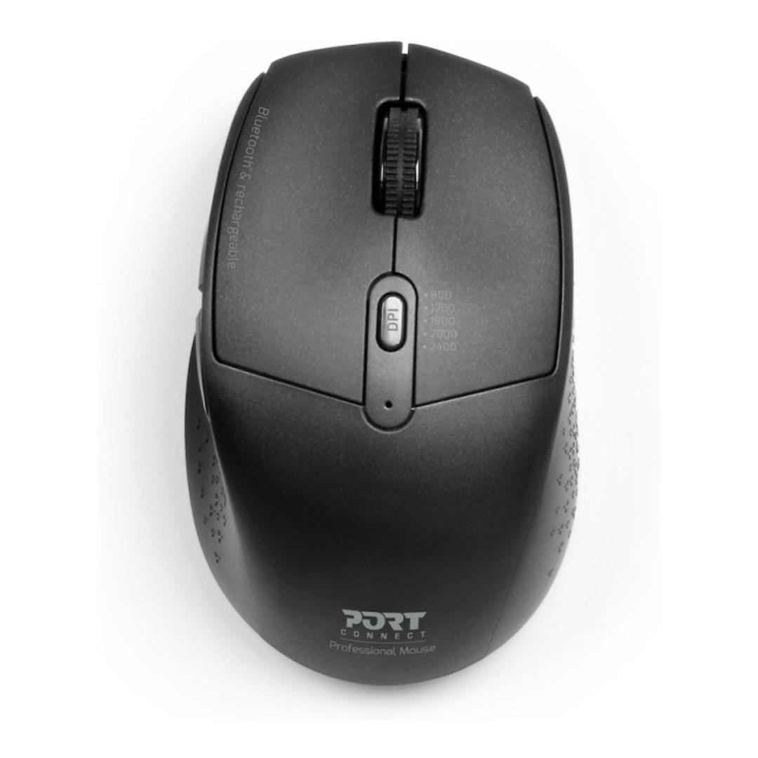 Port Designs 900715 Mouse Right-Hand RF Wireless+Bluetooth Optical 2400dpi