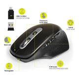 Port Designs Mouse Right-Hand RF Wireless+Bluetooth Optical 3200dpi 900716