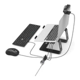 Port Designs Desktop Cable Manager for Keyboard and Mouse 901243