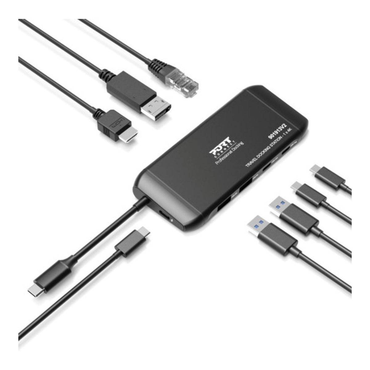 Port Designs PORT Mobile 100W 7-in-1 Type-C Docking Station 901913V2