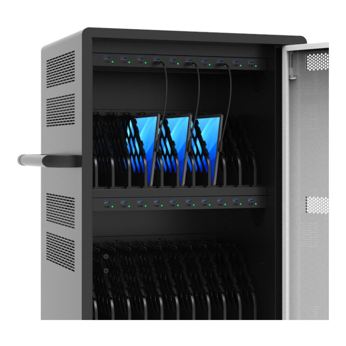 Port Designs Naotic 45W 30-device Tablet Charging Cabinet 903005