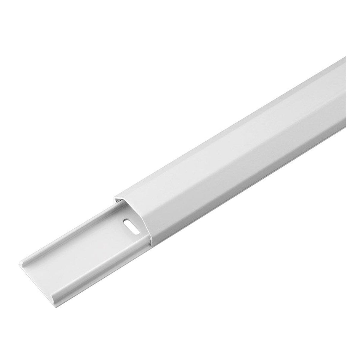 Goobay Half-Round Aluminium 33mm 1.1m Cable Duct White 90727