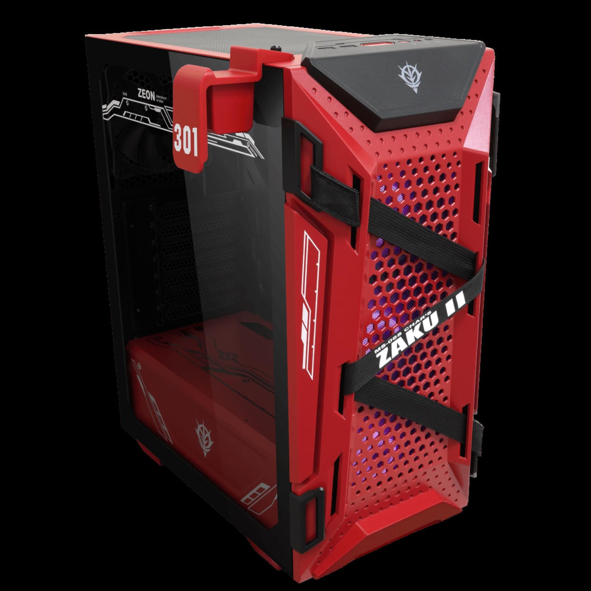 Asus TUF Gaming GT301 ZAKU II Edition Midi Tower Gaming PC Case 90DC0044-B48000
