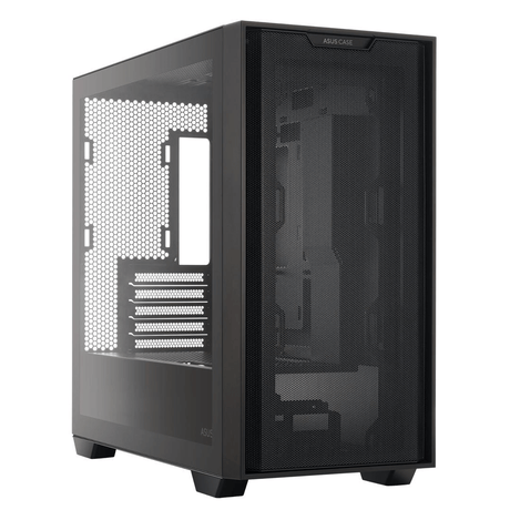 Asus Prime A21 Tempered Glass Mid-Tower Micro-ATX Black PC Case 90DC00H0-B09000