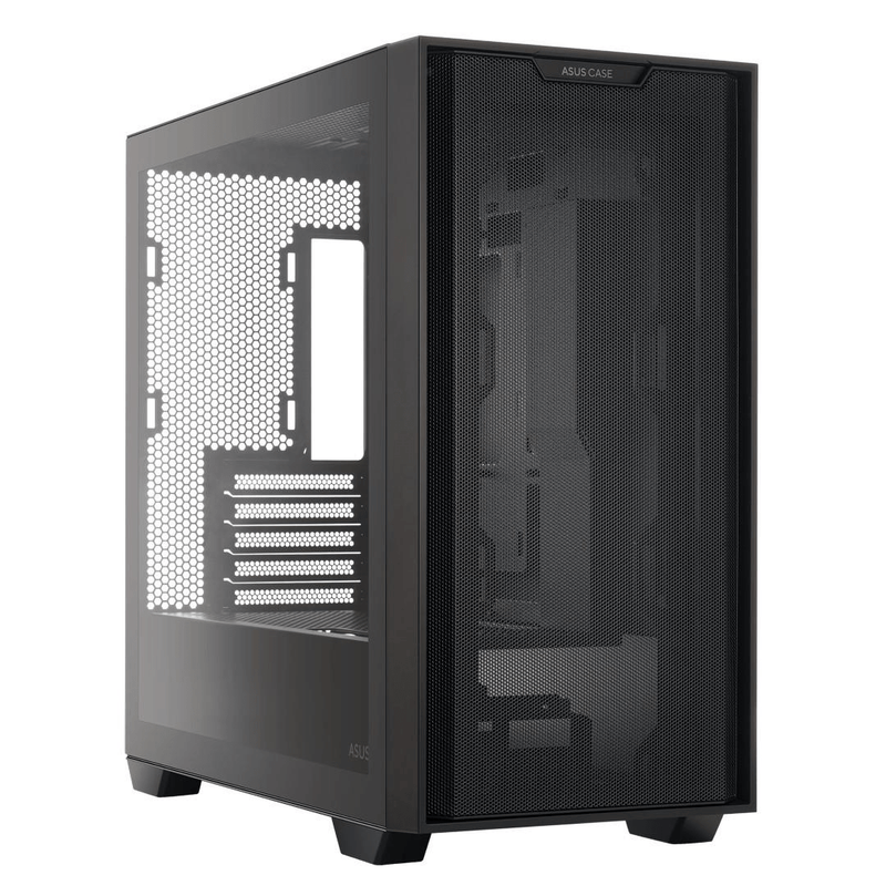 Asus Prime A21 Tempered Glass Mid-Tower Micro-ATX Black PC Case 90DC00H0-B09000