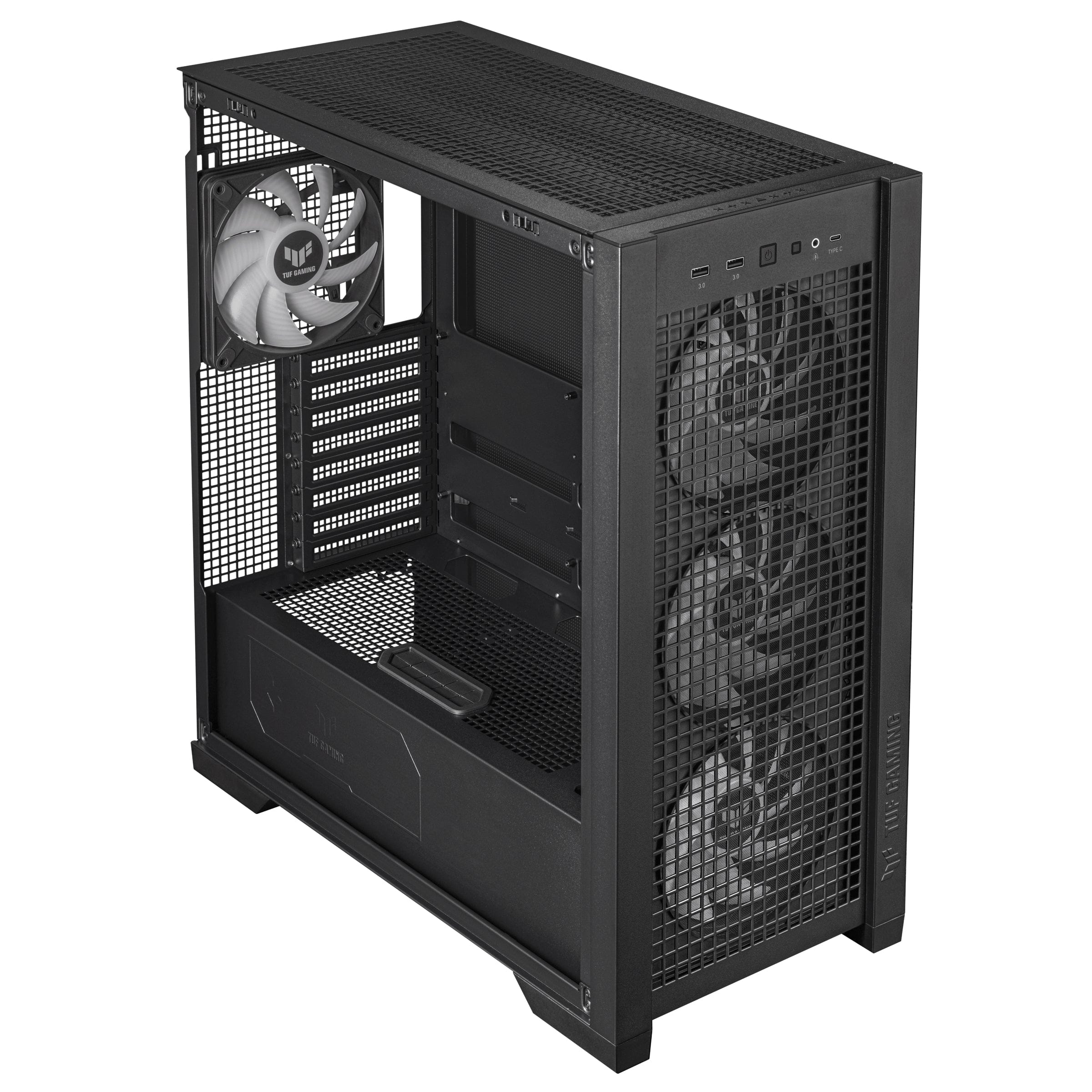 ASUS TUF Gaming GT302 ARGB Midi Tower Gaming PC Case 90DC00I0