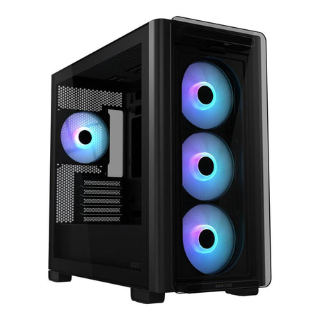 ASUS A23 PLUS ARGB mATX PC Case - Black 90DC00K0-B19010