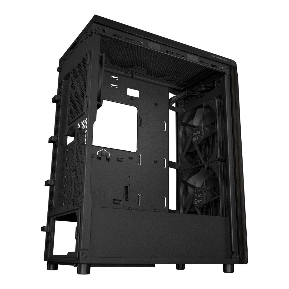 ASUS ProArt PA401 Wood Edtiton ATX Tower Case with Tempered Glass Panel 90DC00M0-B39000