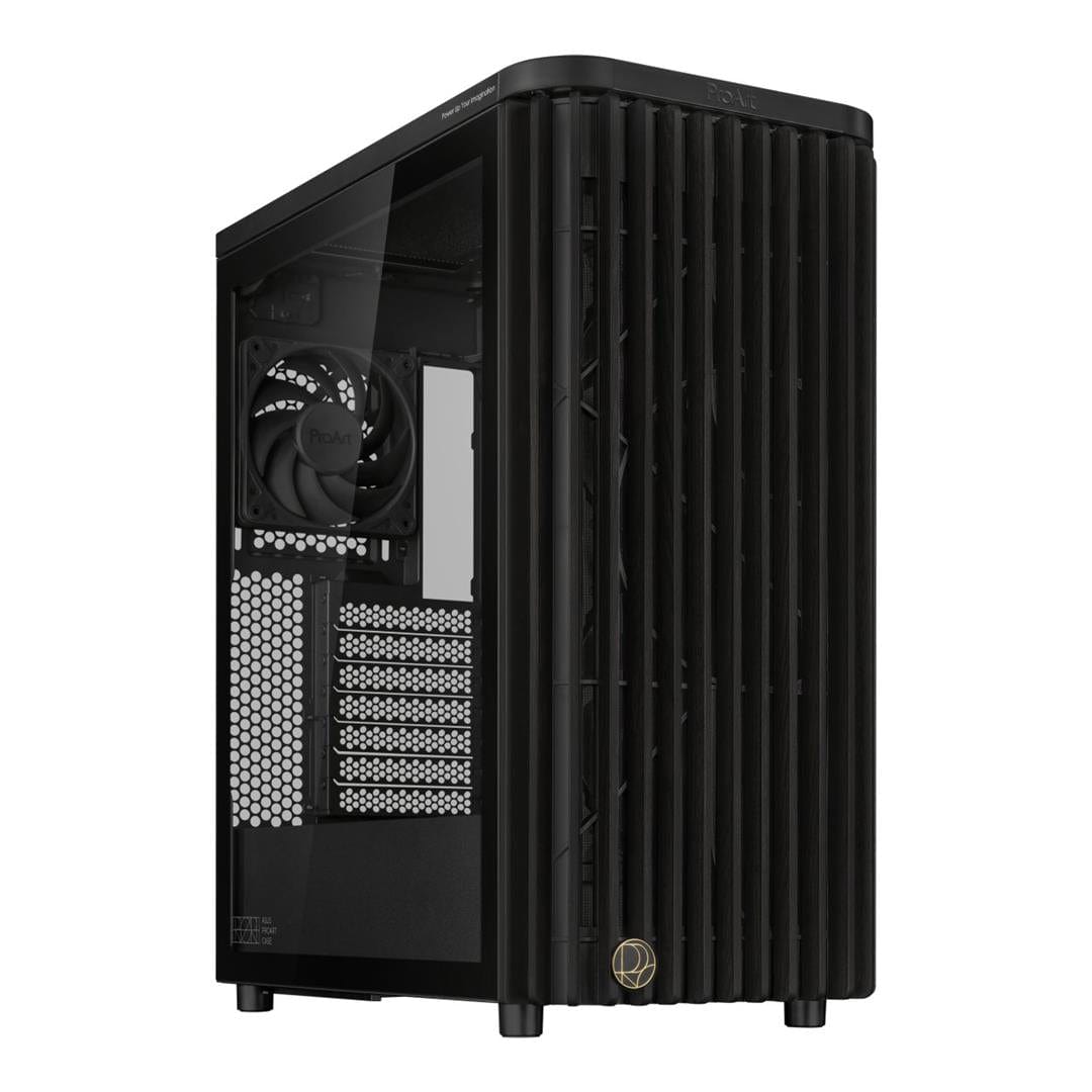 ASUS ProArt PA401 Wood Edtiton ATX Tower Case with Tempered Glass Panel 90DC00M0-B39000