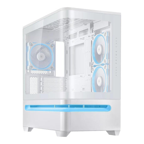 ASUS Prime AP202 ARGB Micro-ATX Gaming PC Case White 90DC00P3-B19000