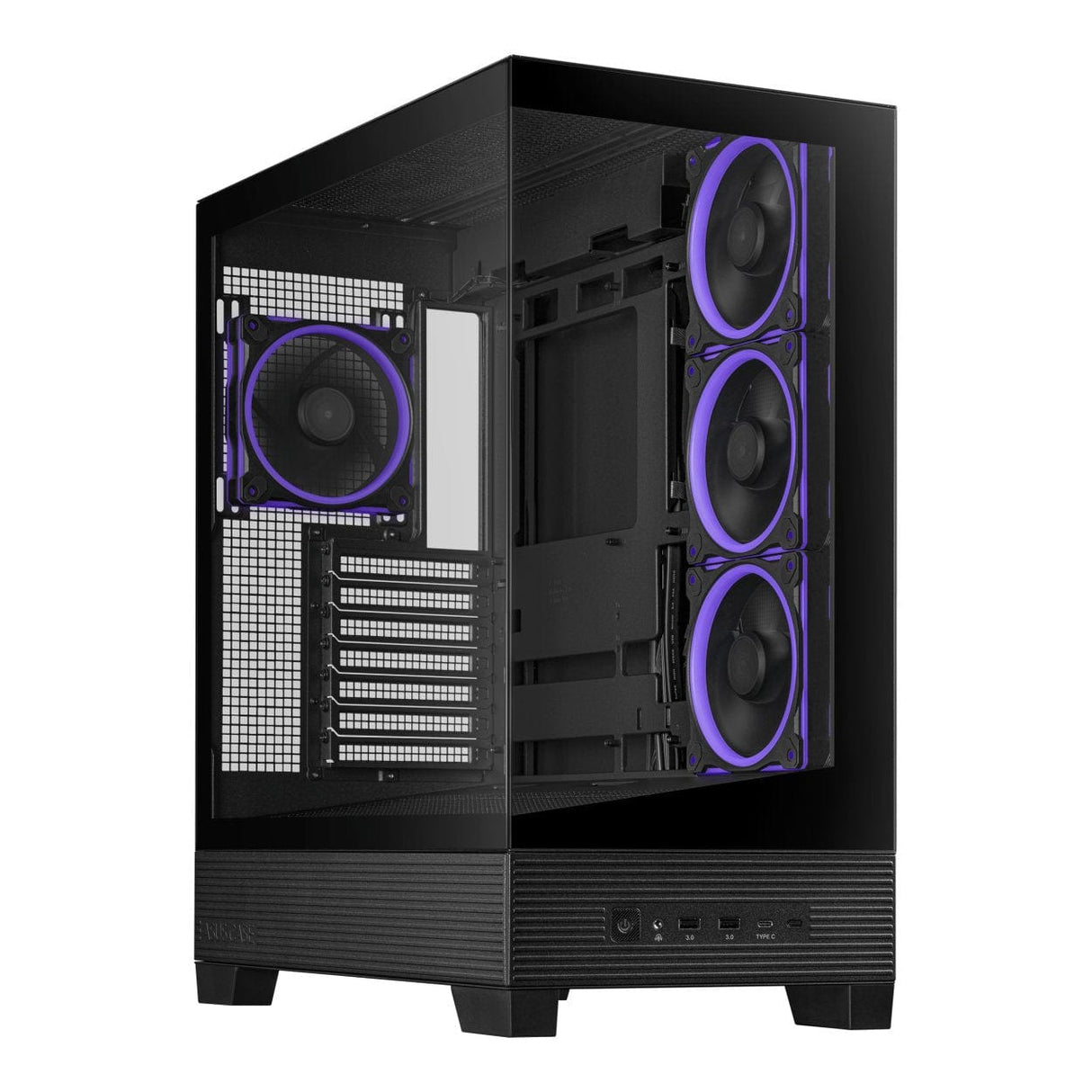 ASUS A31 Plus TG ARGB Black Midi Tower PC Case 90DC00R0-B19000