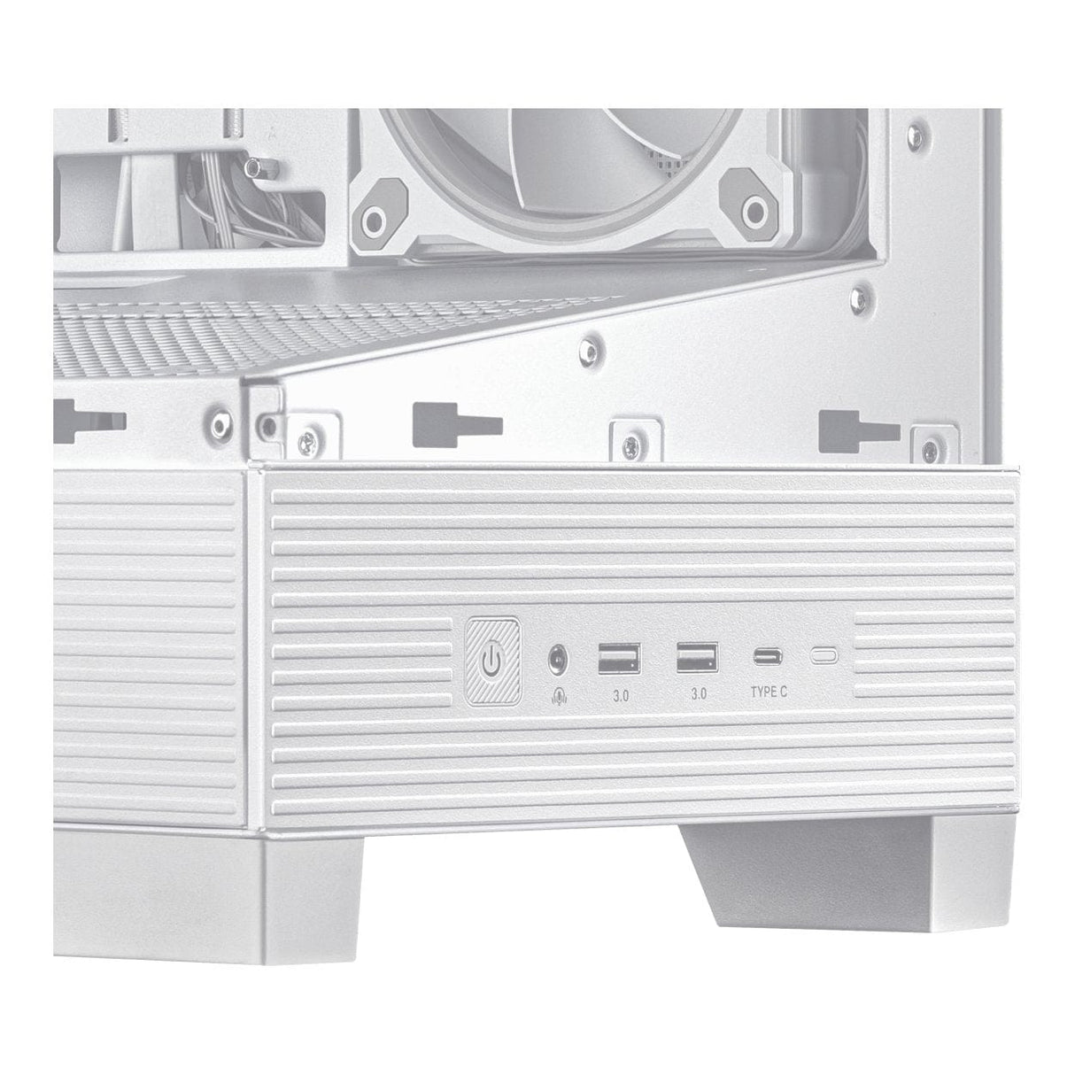 ASUS A31 Plus TG ARGB White Midi Tower PC Case 90DC00R3-B19000