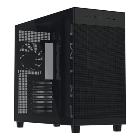 ASUS PRIME AP303 Tempered Glass Black ATX Midi-Tower Gaming PC Case 90DC00V0-B39010
